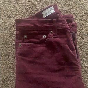 Gap skinny leg corduroy pants
